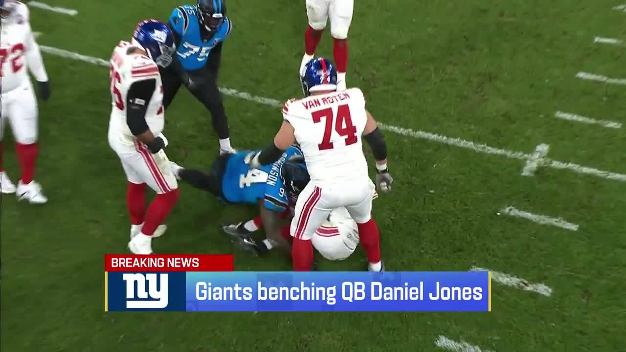 Rapoport: Giants bench QB Daniel Jones following 2-8 start 'GMFB'