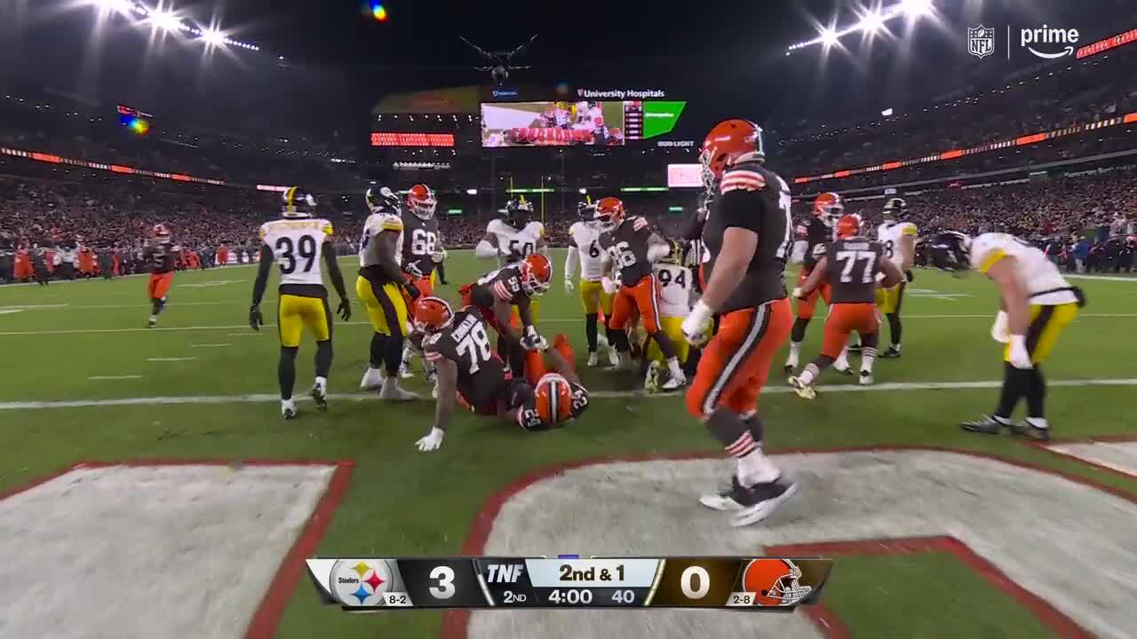 Nick Chubb's best plays from 2-TD game vs. Steelers Week 12