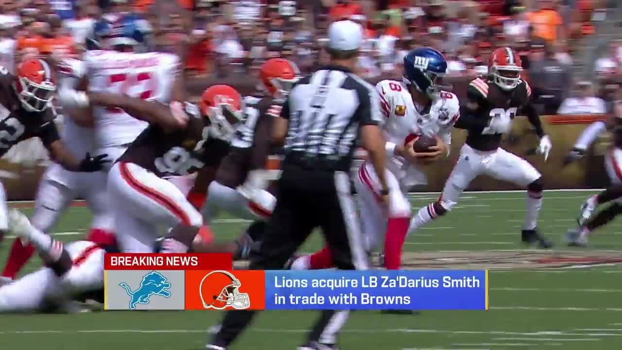 Rapoport: Lions acquire Za'Darius Smith from Browns for '25 fifth and six round