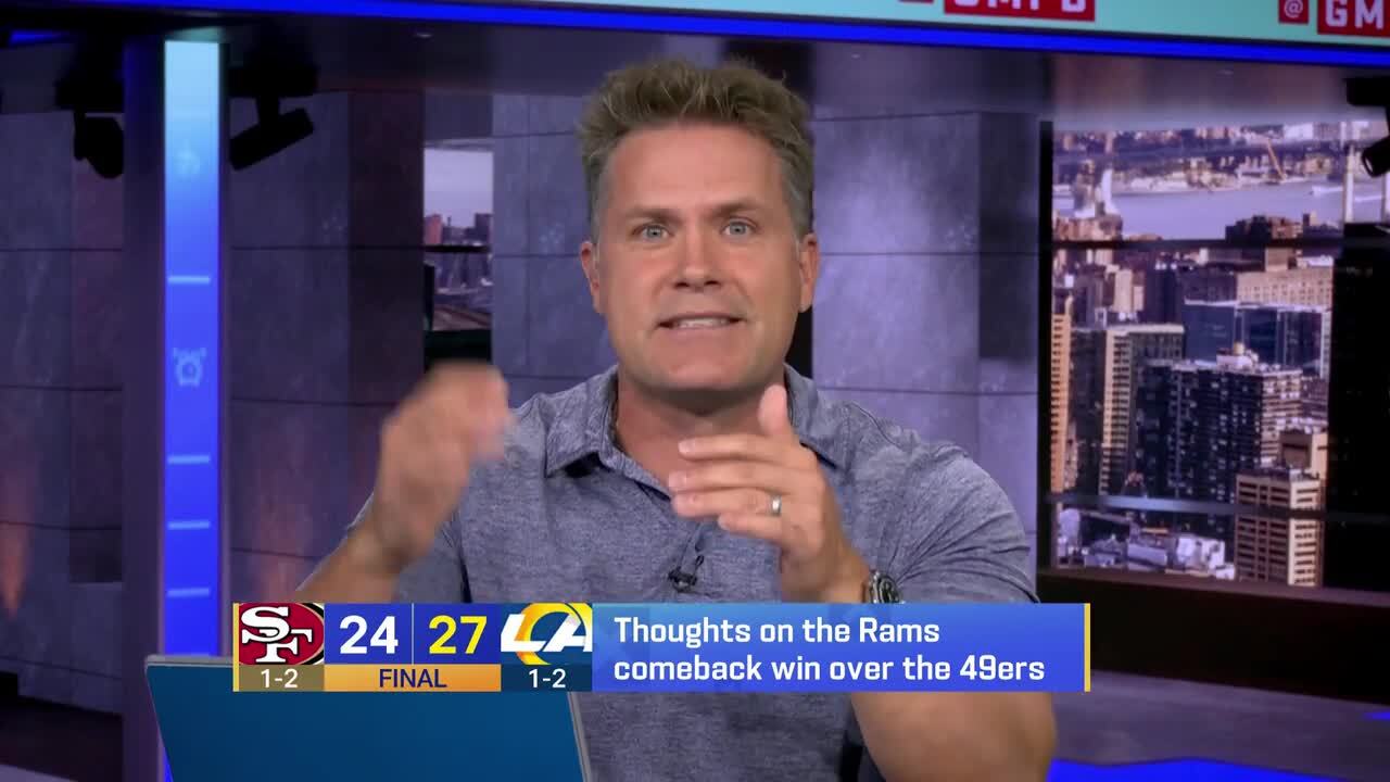 Thoughts on Rams comeback Week 3 win vs. 49ers 'GMFB'