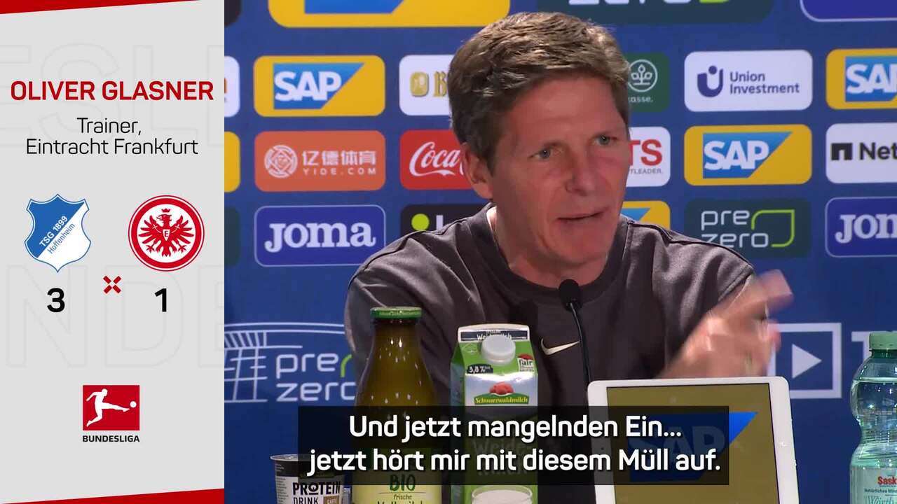 Glasner schreit Journalisten an: "Hört mir auf mit diesem Müll!"