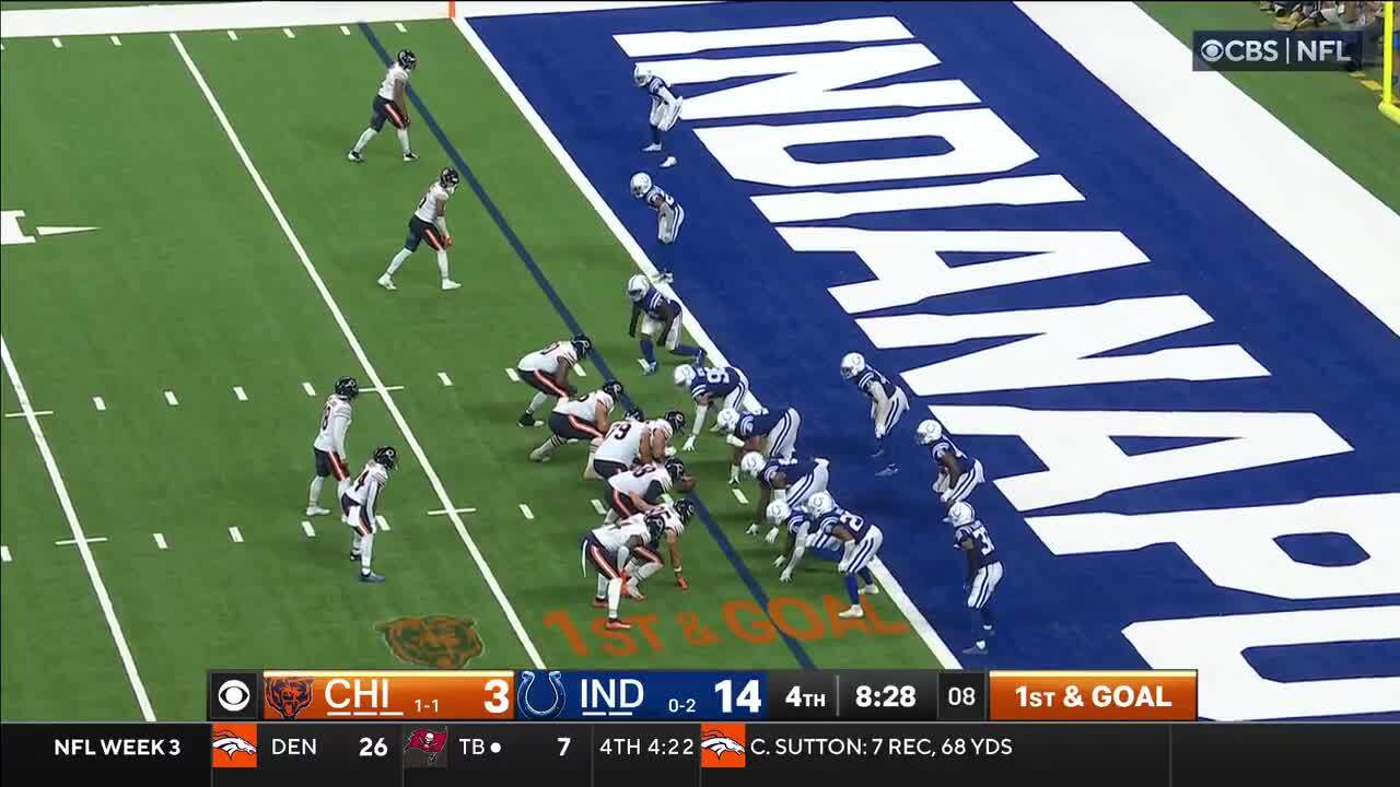 Every Rome Odunze catch from 112-yard game vs. Colts Week 3