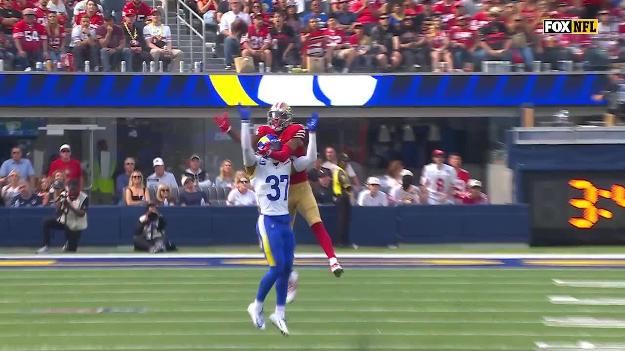 Can't-Miss Play: Jennings Mosses Lake to snag 32-yard launch from Purdy