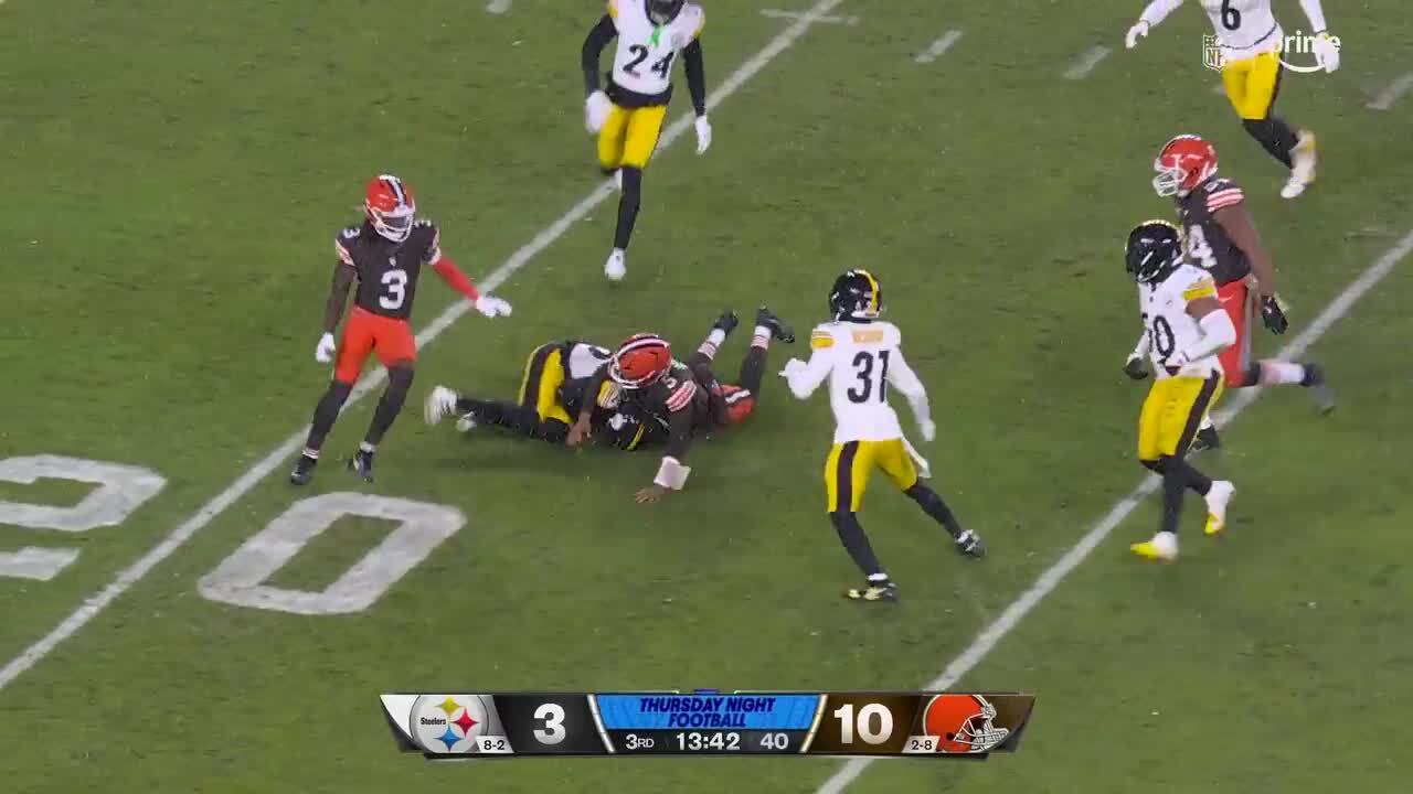 Can't-Miss Play: Spin-cycle steal! Pittsburgh forces fumble on Elliot hit-stick