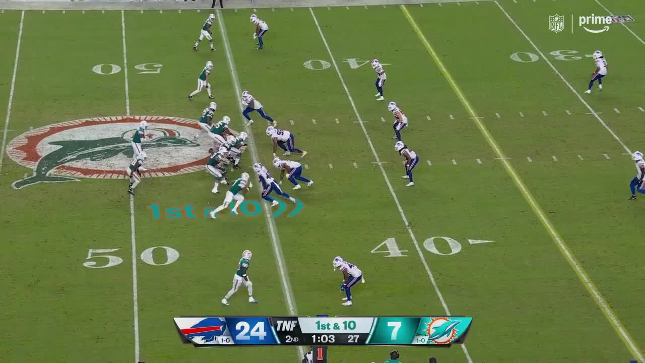 De'Von Achane's best plays from 168-yard game vs. Bills Week 2