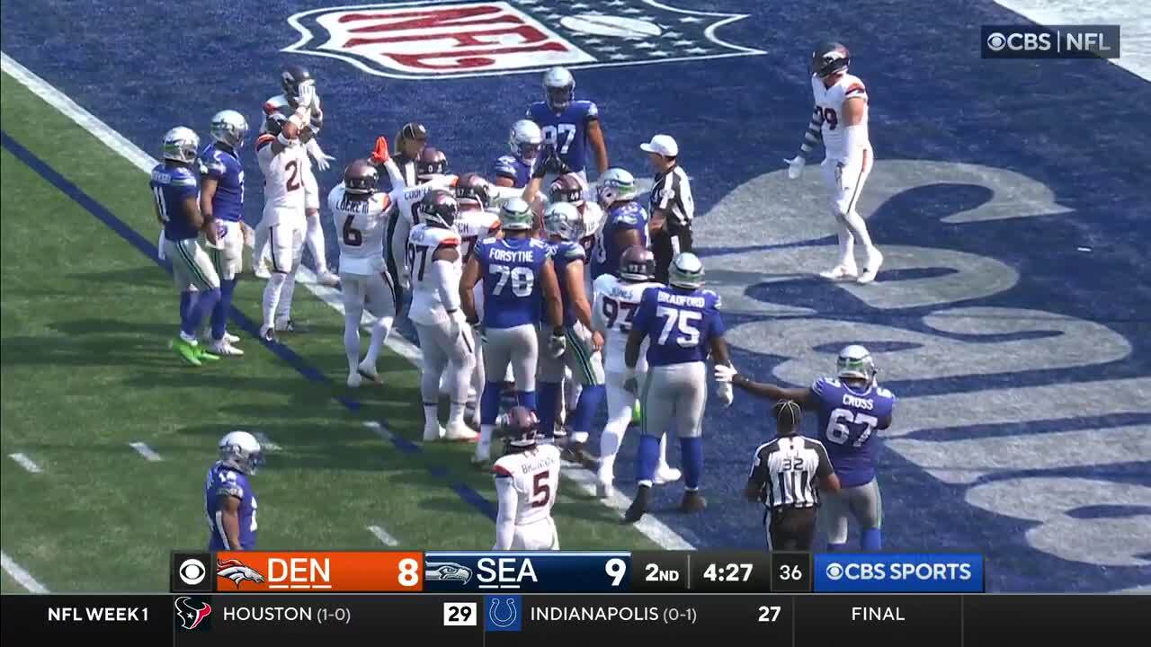 Can't-Miss Play: That's two safeties in one half! Broncos tackle Seahawks in SEA