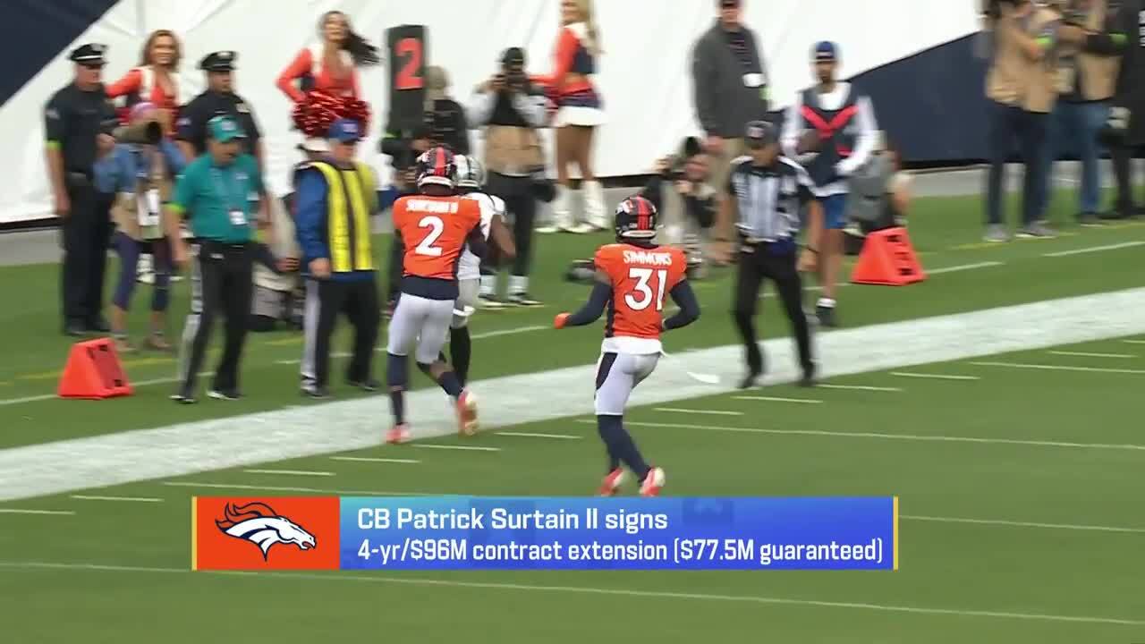 Rapoport: Broncos, CB Patrick Surtain II agree to new four-year, $96M contract e