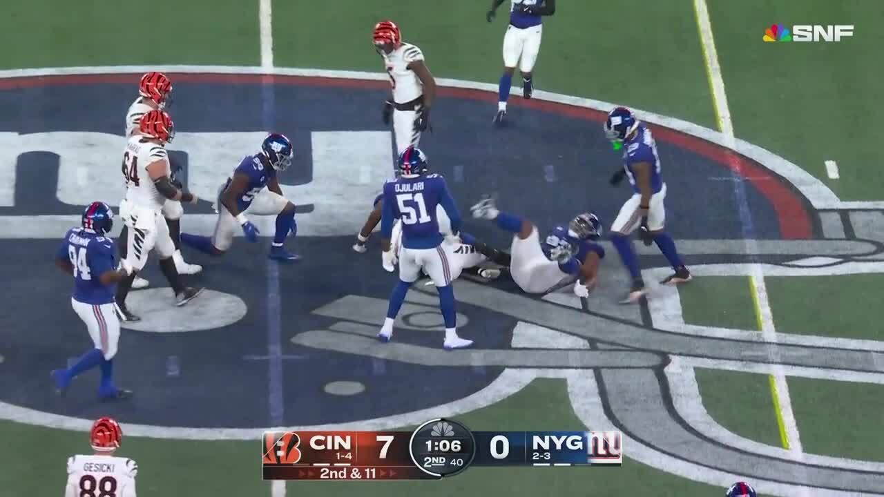 Joe Burrow's best plays from 'SNF' road win vs. Giants Week 6