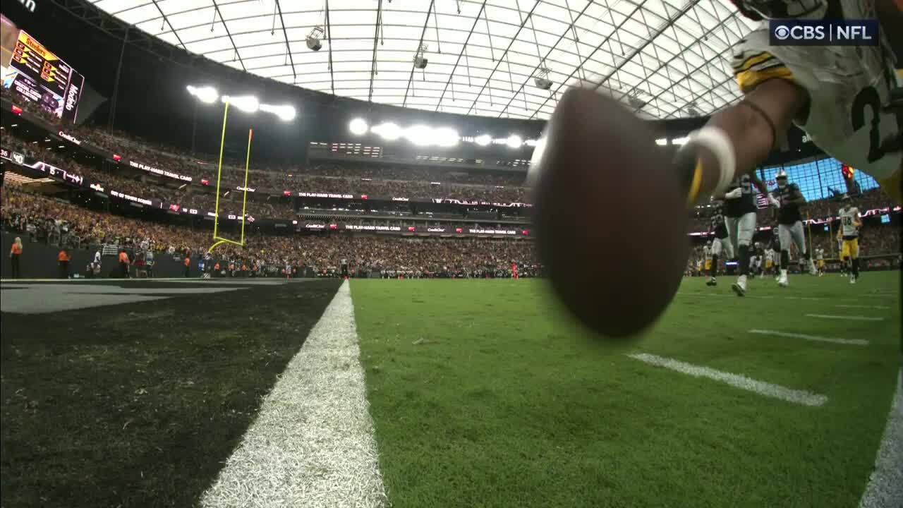 Can't-Miss Play: Najee Harris caps 36-yard TD run vs. Raiders with epic Superman