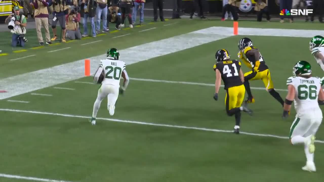 Breece Hall's best plays from 141-yard game vs. Steelers Week 7