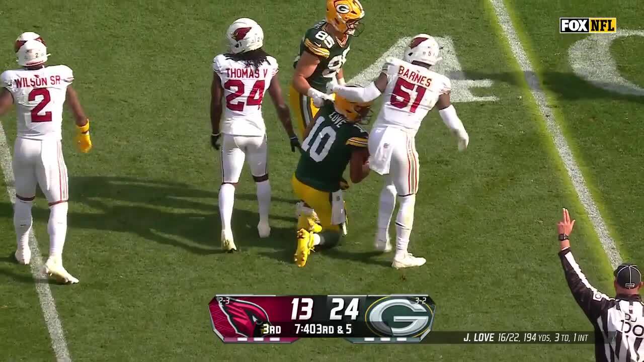 Jordan Love's best plays from 4-TD game vs. Cardinals Week 6