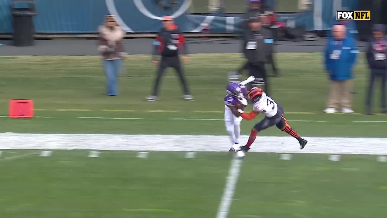 Every Jordan Addison catch from 162-yard game vs. Bears Week 12