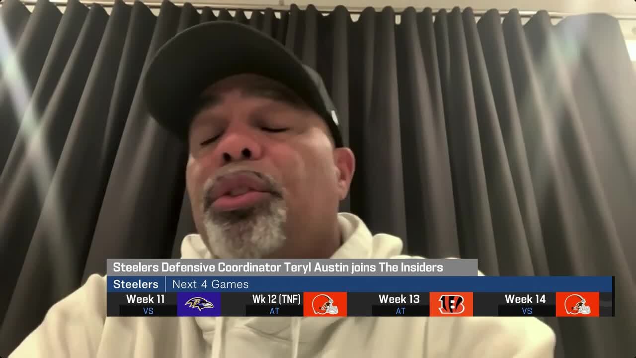 Steelers DC Teryl Austin previews Week 11 matchup vs. Ravens 'The Insiders'