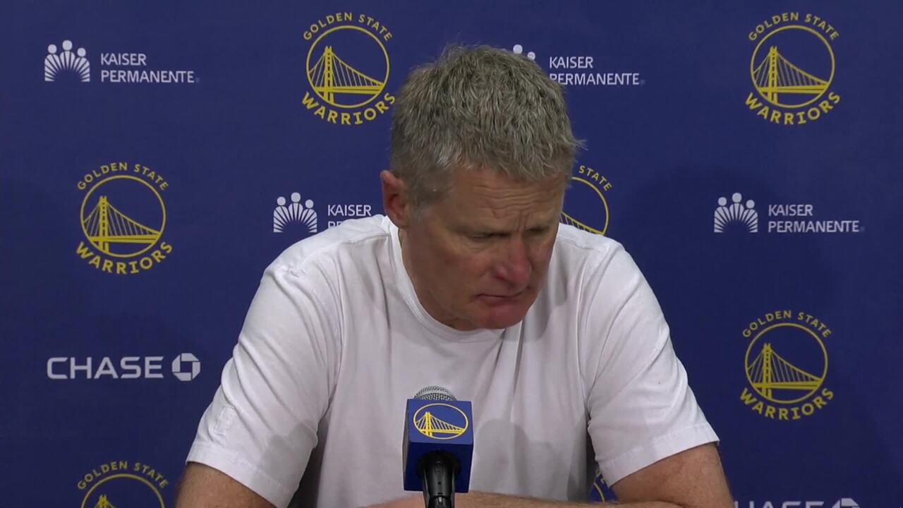Nur 30 Minuten für Curry: Warriors-Coach Steve Kerr erklärt sich