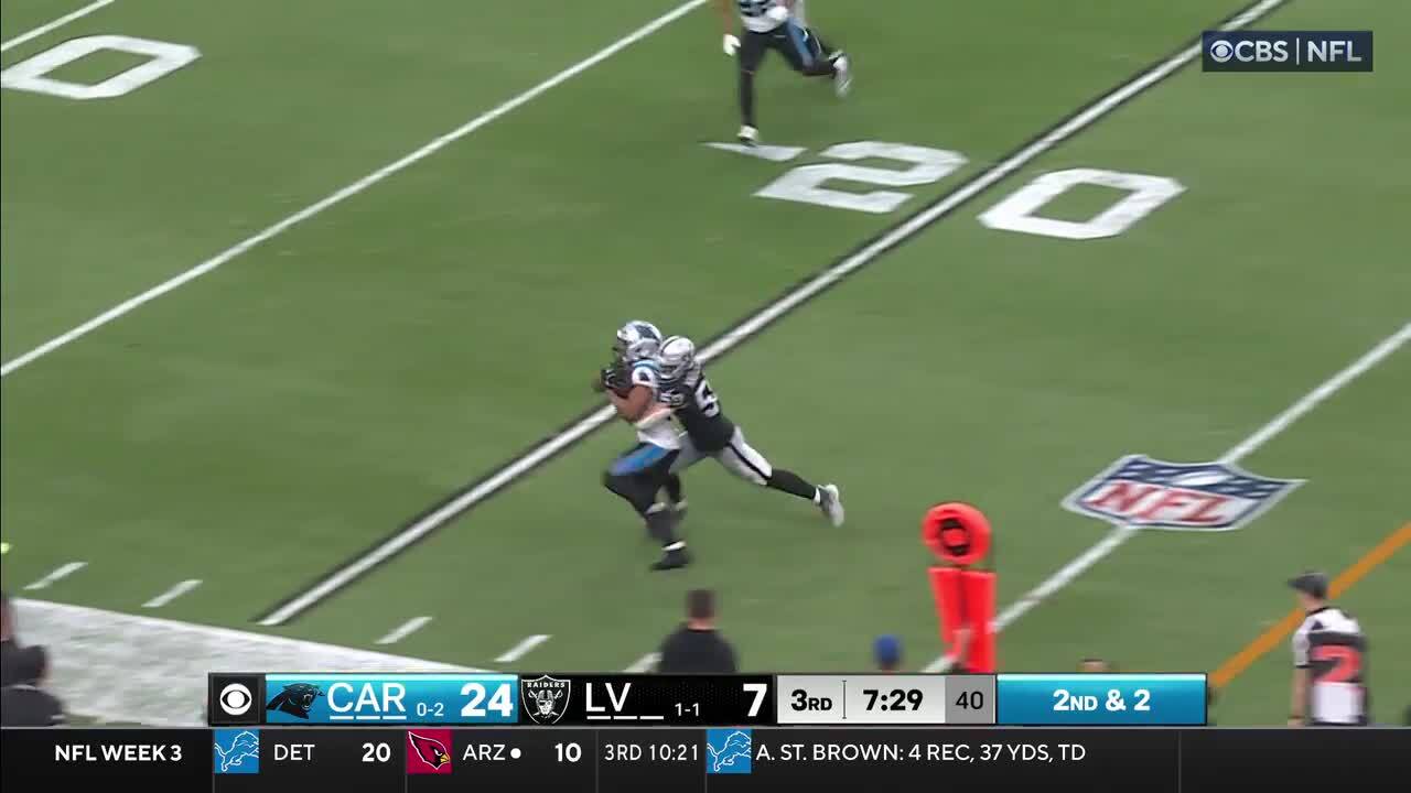 Chuba Hubbard's best plays from 169-yard game vs. Raiders Week 3