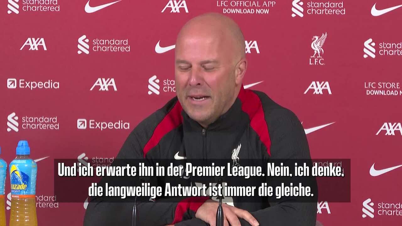 Zwangsabstieg für Man City? Arne Slot scherzt mit Reportern über Mo Salah