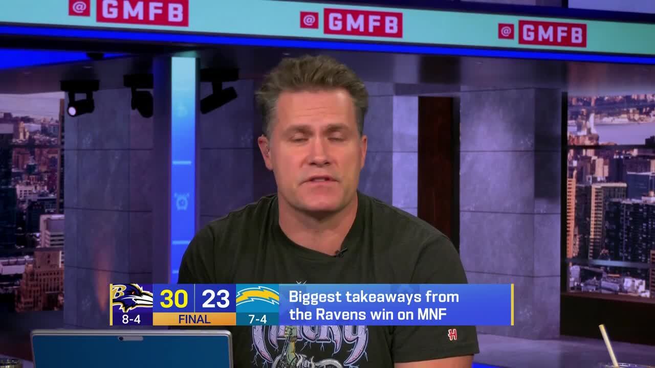 Biggest takeaways from Ravens Week 12 'MNF' win vs. Chargers 'GMFB'