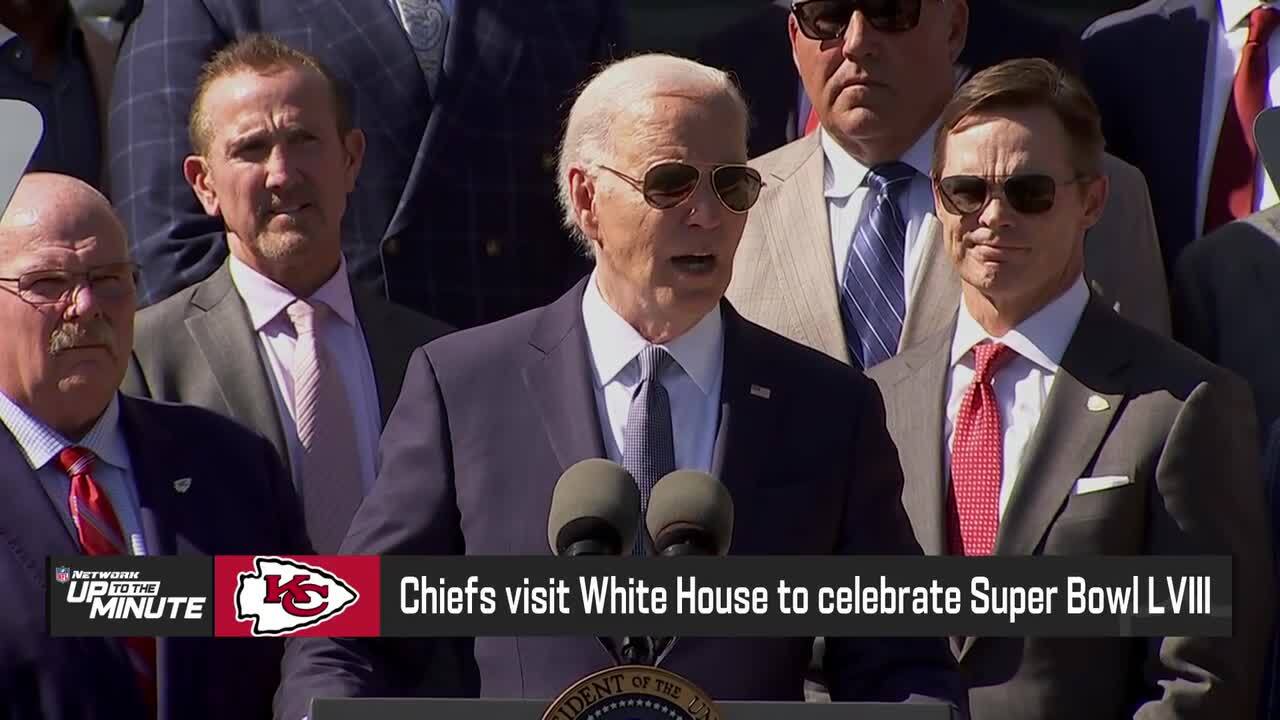 Chiefs visit White House to celebrate Super Bowl LVIII