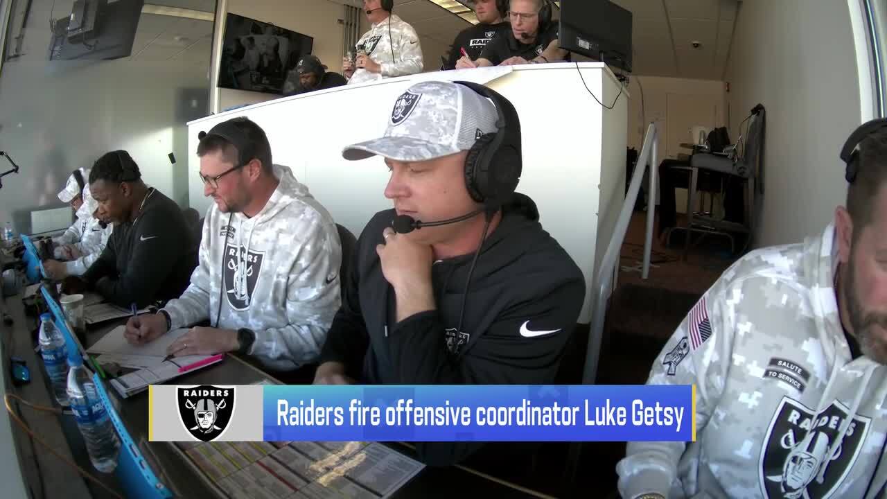 Rapoport: Raiders fire OC Luke Getsy after Week 9 loss 'GMFB'