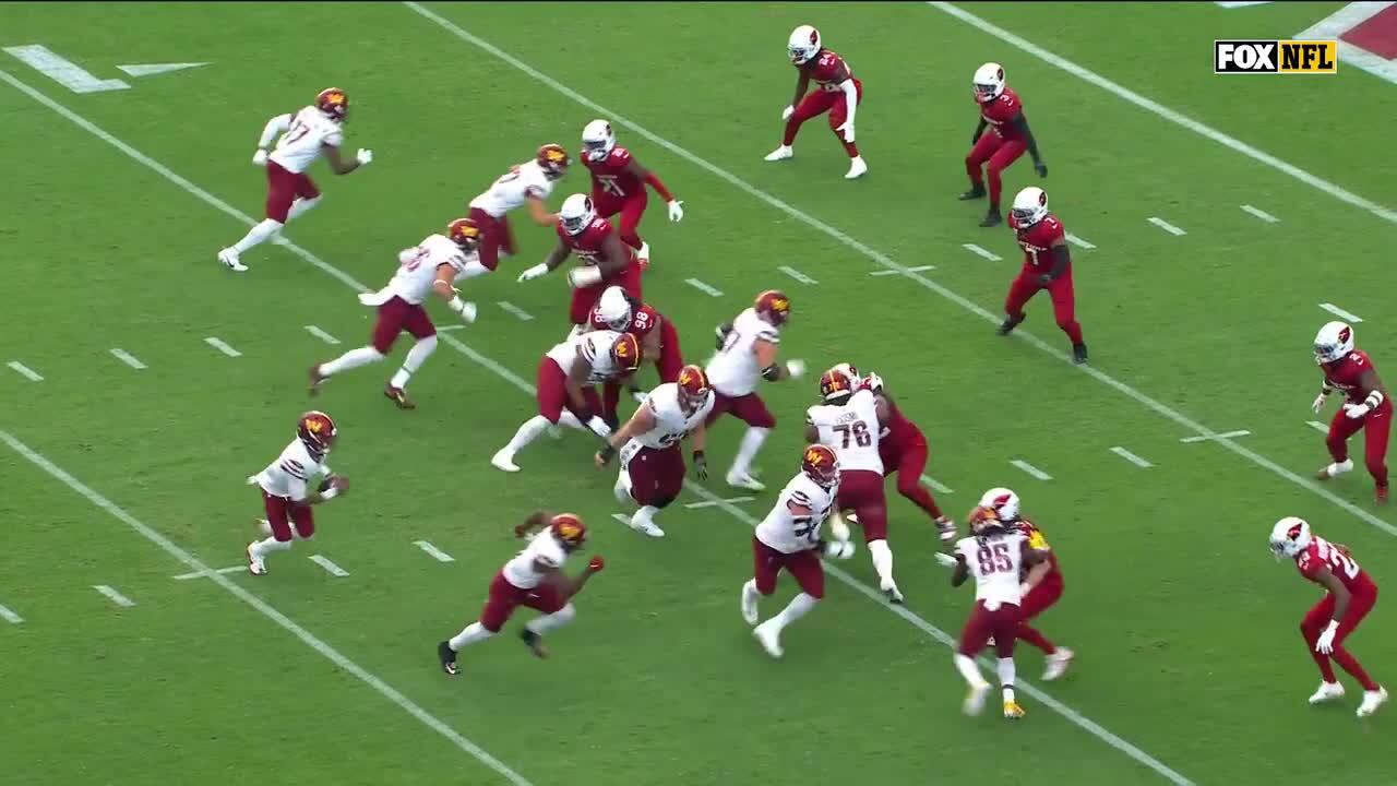 Jayden Daniels' best plays from 2-TD game vs. Cardinals Week 4