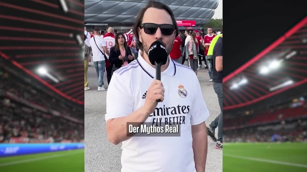 "Könnt ihr nicht mithhalten!" Real- und Bayern-Fans drücken sich Ansagen