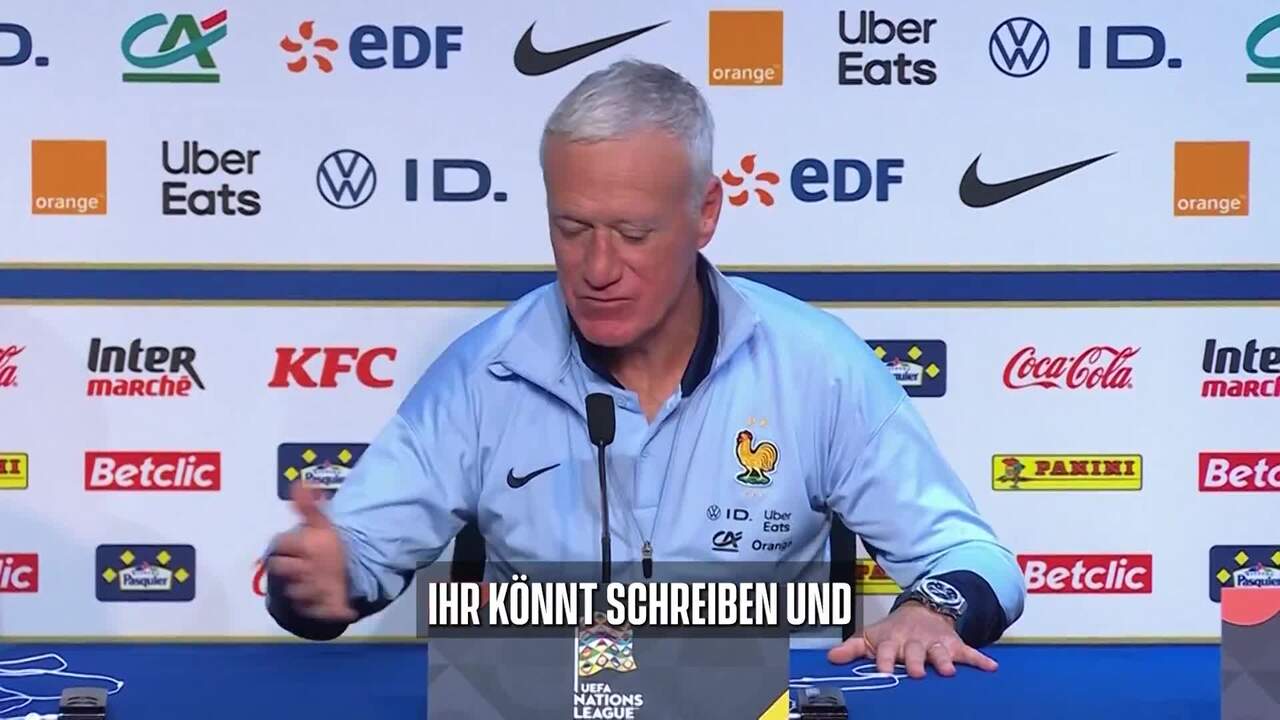 Deschamps entnervt von Mbappé-Fragen: "Lassen Sie ihn in Ruhe!"