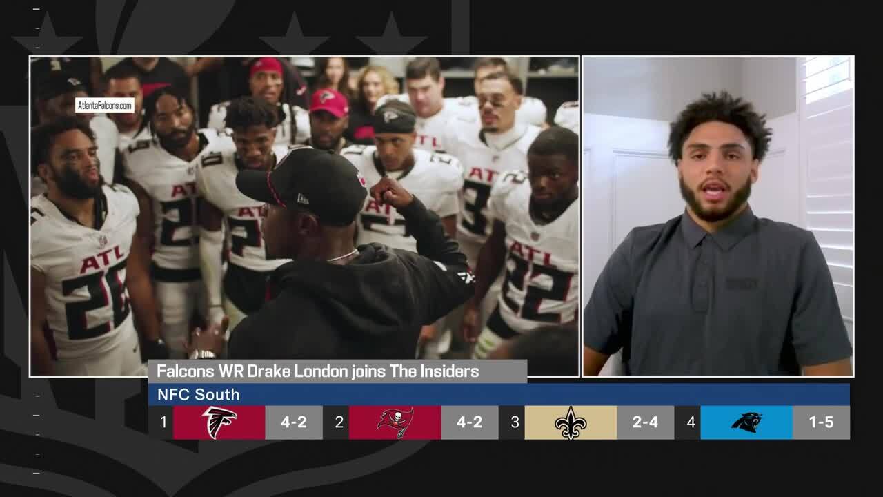 Drake London joins 'The Insiders' to talk about Falcons' strong start to season