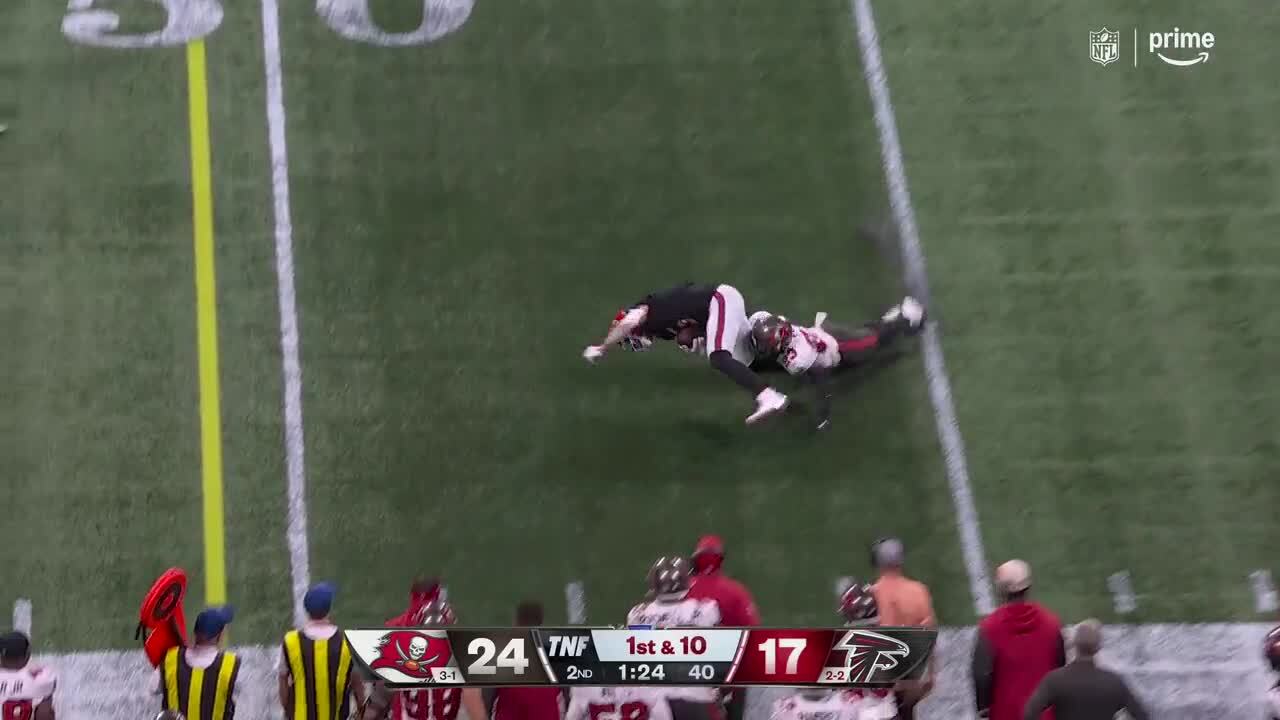 All 12 Drake London catches from 154-yard game vs. Buccaneers Week 5