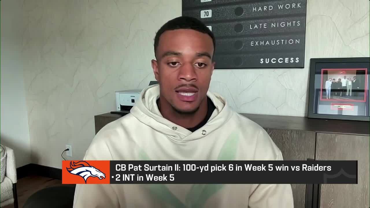 Broncos CB Pat Surtain II joins 'The Insiders' ahead of Week 6 home game vs. Cha