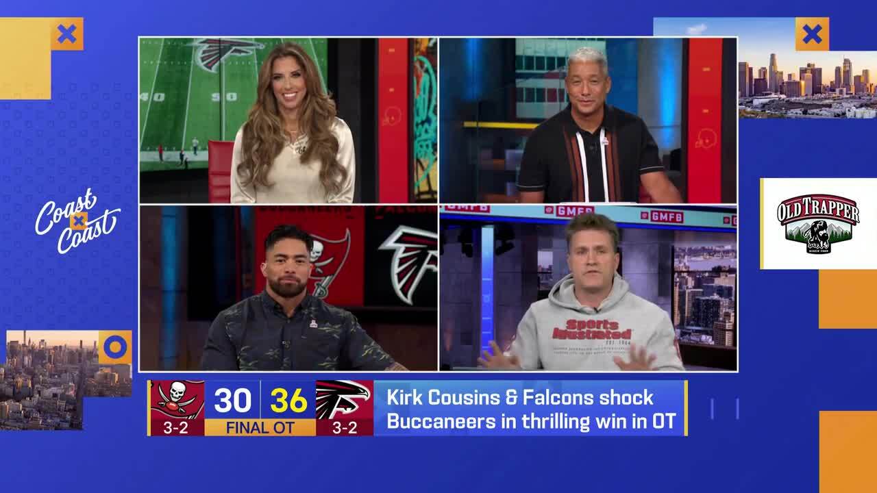 'GMFB' reacts to Falcons overtime thrilling Week 5 'TNF' win vs. Buccaneers