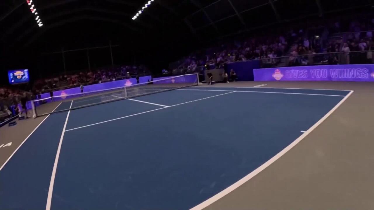 Außergewöhnliche Tennis-Show: Thiem vs. Zverev aus der Egoperspektive