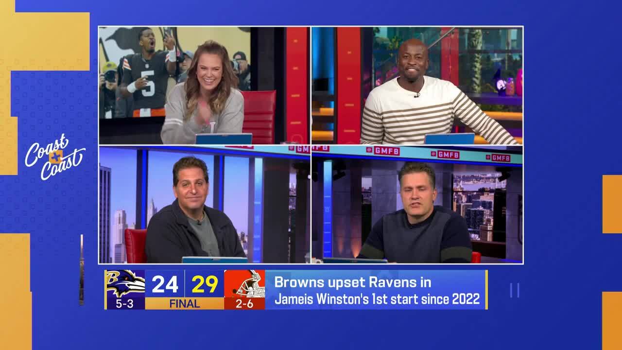 'GMFB' reacts to Browns Week 8 upset win vs. Ravens