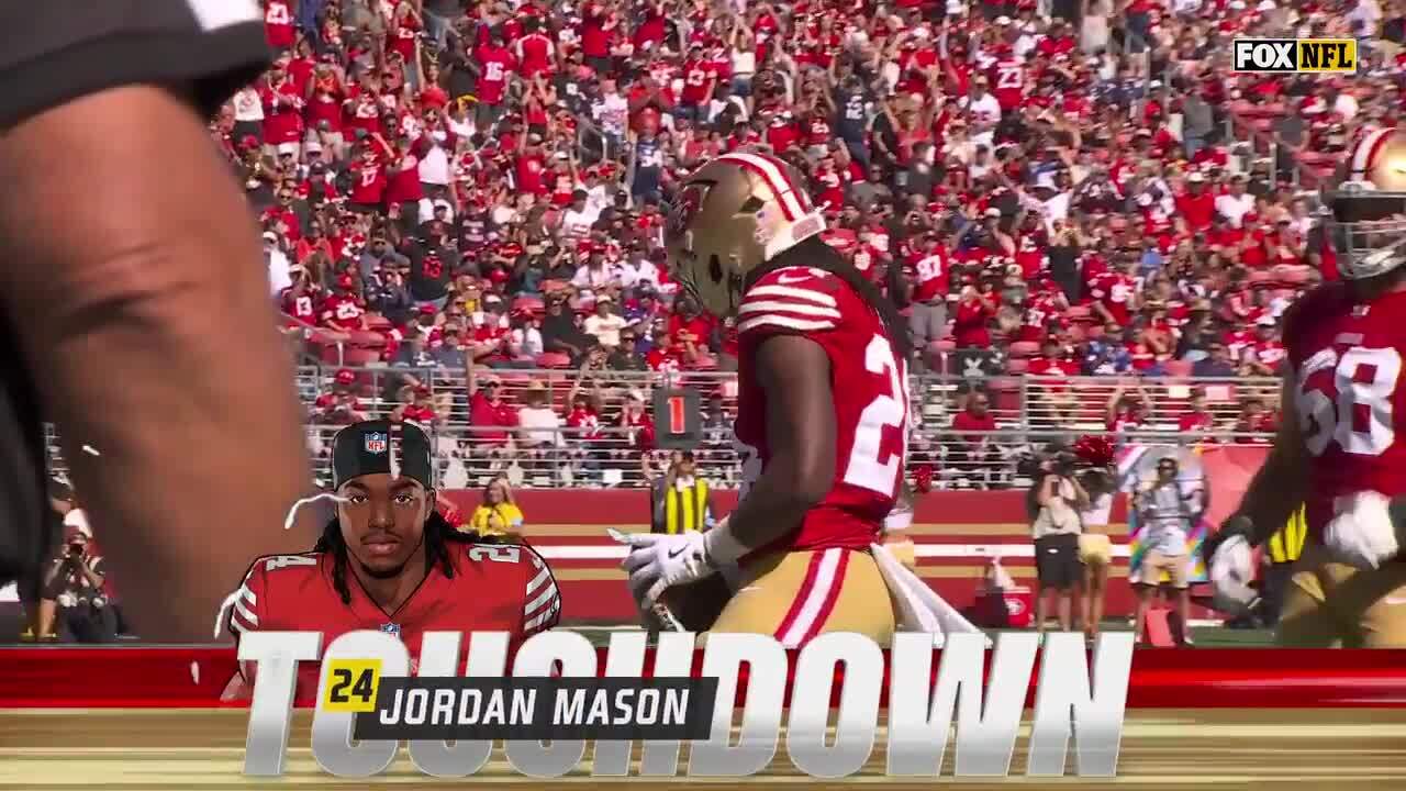 Jordan Mason's best plays in 160-yard game vs. Patriots Week 4