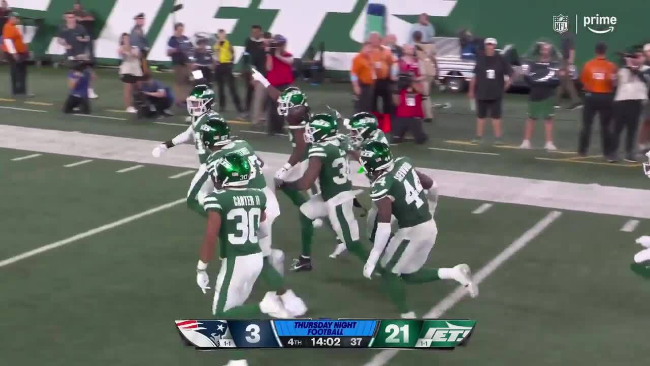 Jets' best defensive plays in 7-sack game vs. Patriots Week 3