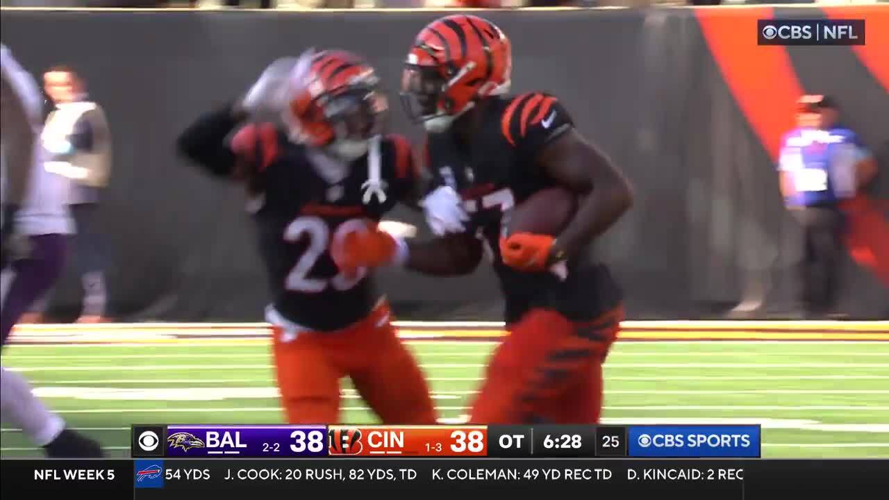 Can't-Miss Play: Kevin Harlan goes wild over Bengals' takeaway vs. Ravens in OT