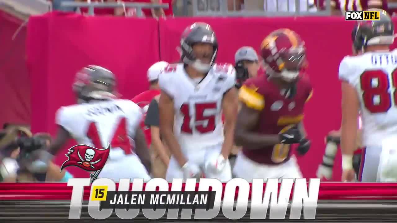 Can't-Miss Play: Mayfield uncorks 32-yard TD to rookie Jalen McMillan vs. Comman