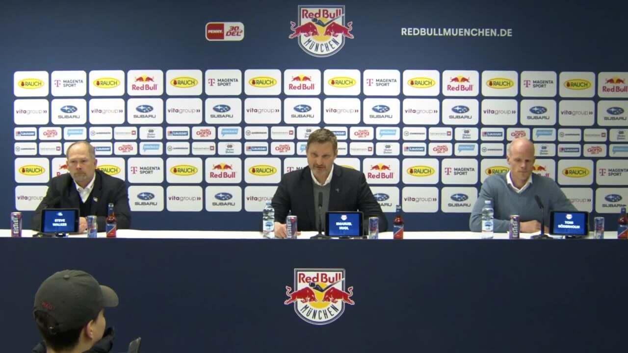 Pressekonferenz: Red Bull München vs. Schwenninger Wild Wings (17.12.2023) 