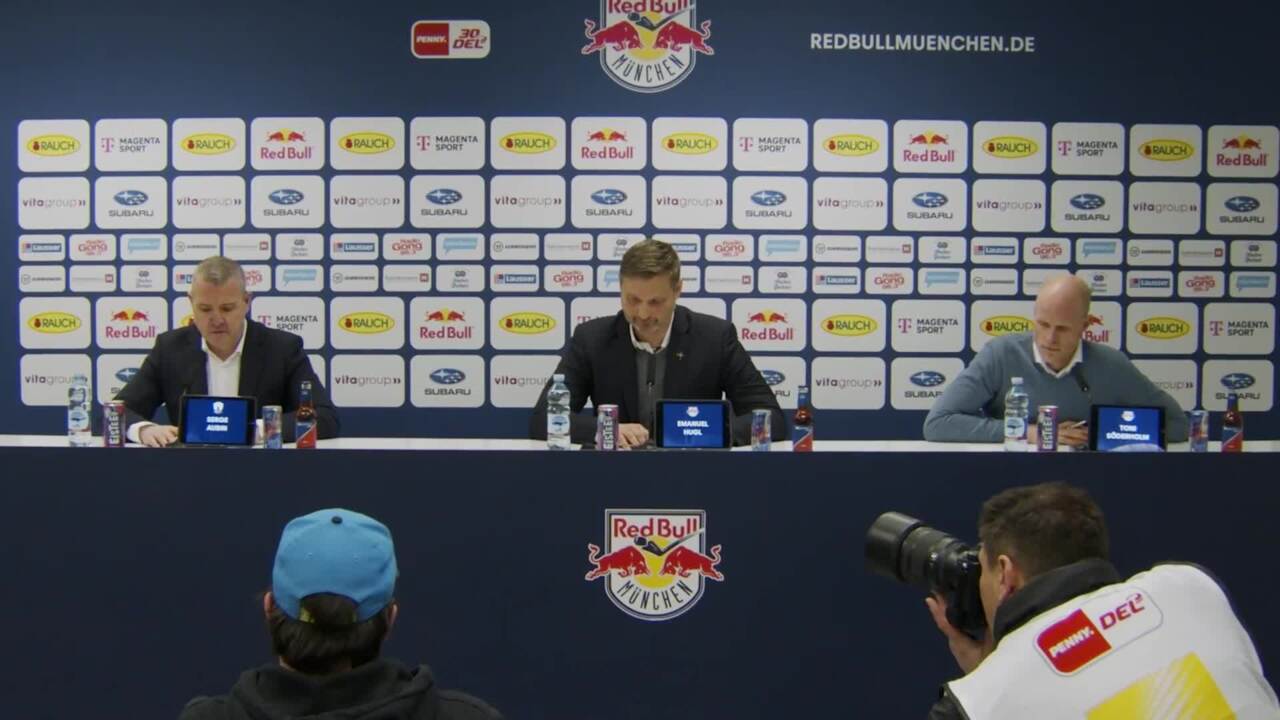 Pressekonferenz: Red Bull München vs. Eisbären Berlin (14.01.2024)