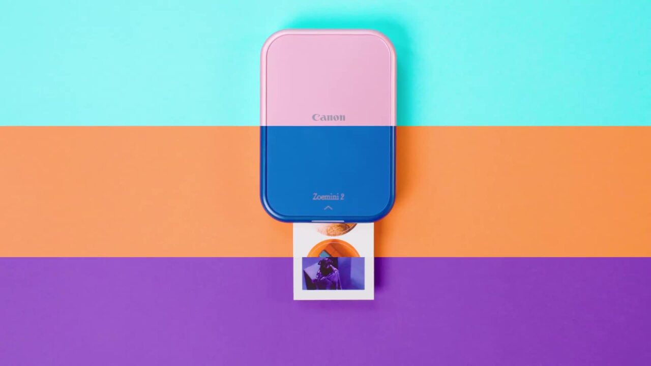 Imprimante photo couleur portable Canon Zoemini 2, bleu marine