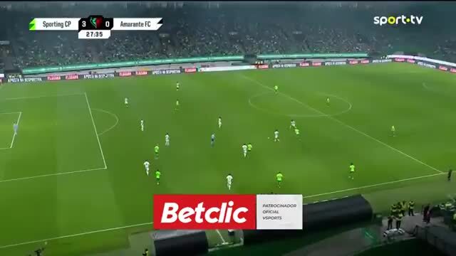 Confira um dos pontos altos de Conrad Harder no Sporting