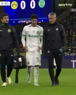 João Simões sai lesionado do Dortmund - Sporting