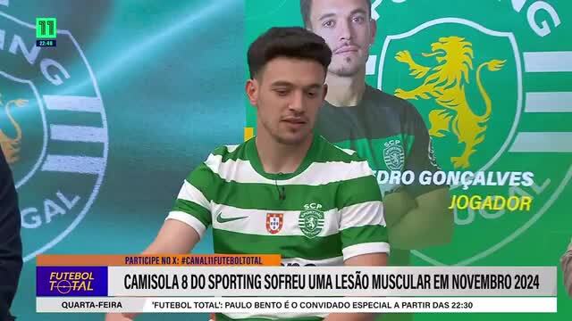Pedro Gonçalves explica lesão que sofreu