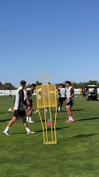 Último treino do Sporting antes do duelo frente ao Kairat
