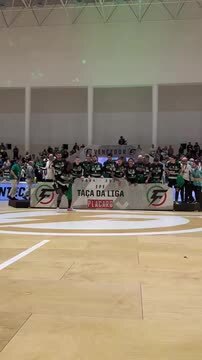Futsal do Sporting vence sexta Taça da Liga da história