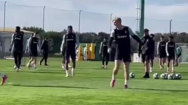 Sporting faz último treino antes da receção ao Dortmund
