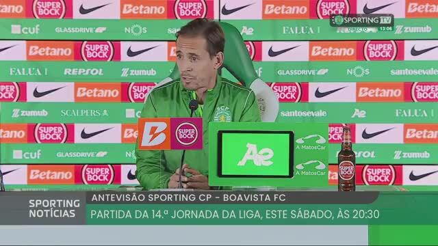 João Pereira realiza antevisão do Sporting - Boavista