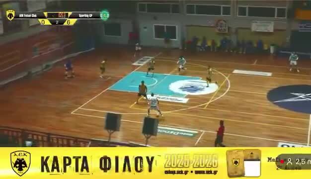 Golaço de Merlim no AEK - Sporting