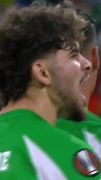 Abde Ezzalzouli, alvo do Sporting, marca pelo Bétis na Liga Europa