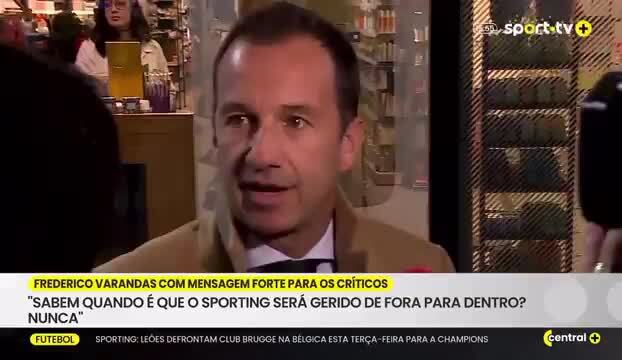 Varandas fala antes do Brugge - Sporting