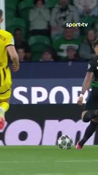Reveja aqui o grande remate de Maxi Araújo no Sporting - Borussia Dortmund